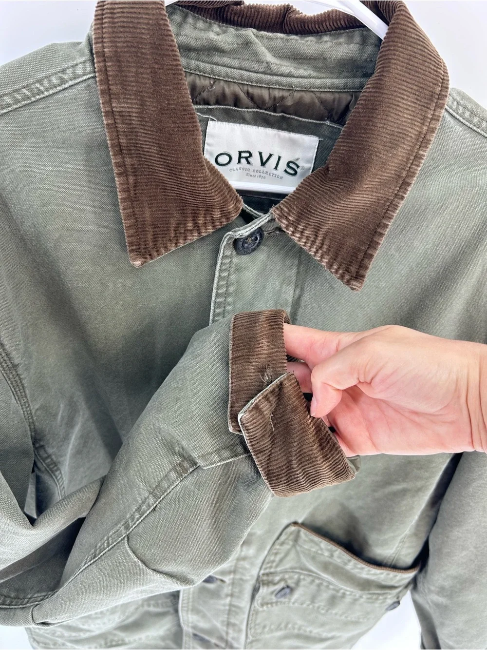 Orvis Classic Collection Barn Chore Coat - Green - Size medium